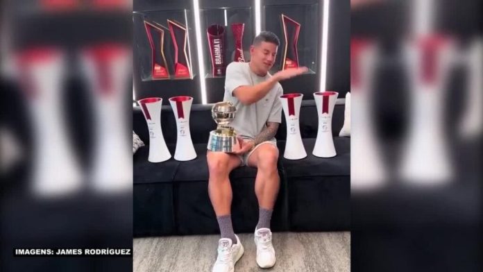 Sem o título de campeão da Copa América, James Rodríguez volta dos EUA com quatro troféus