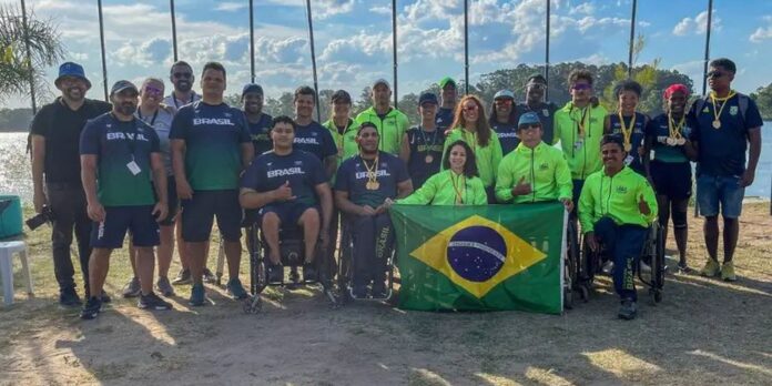 Equipe brasileira brilha em competições de canoagem paralímpica