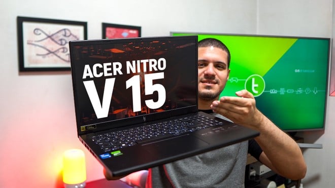 Acer Nitro V 15: notebook gamer de entrada com RTX 4050 | Análise / Review