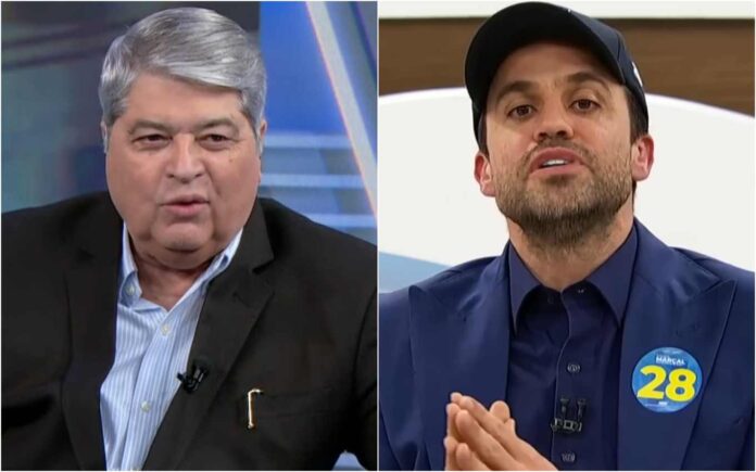 Datena esquece cadeirada e até elogia Pablo Marçal: 'Fenômeno surpreendente'