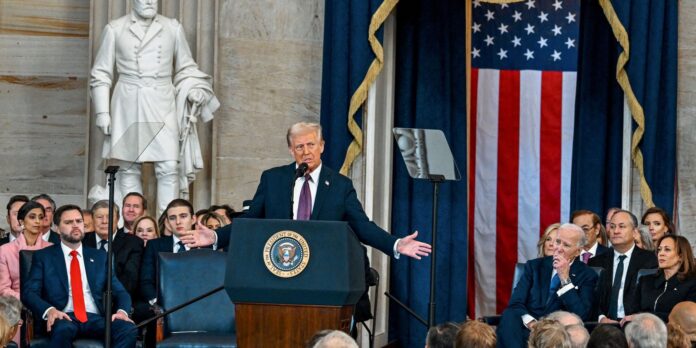 Trump reafirma promessas de campanha durante discurso de posse