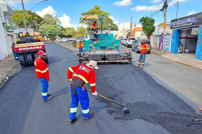 Prefeitura inicia obras de recapeamento em 37 ruas de Limeira; veja lista