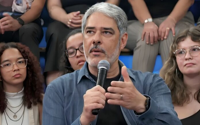 William Bonner evita lugares públicos por conta de polarização política · Notícias da TV